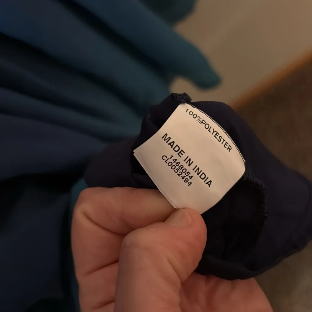 EShakti Dress custom Women’s Size 10 knee length ombre dress, pockets NWOT - Picture 5 of 9